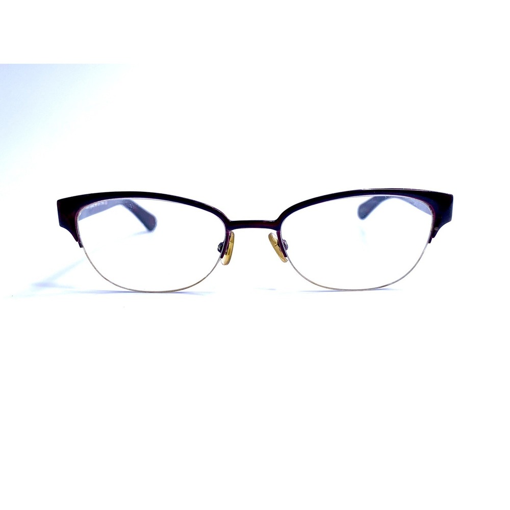 Kate Spade NY Red Metal Half Rim Wayfarer Glasses Shayla 0W45 49 17 135